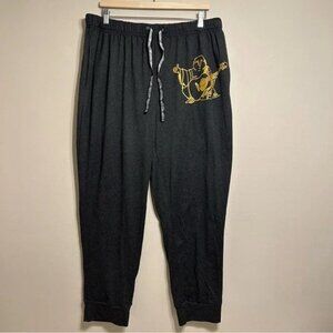 True Religion Men‎ Lounge wear Pants gray with gold logo size XL